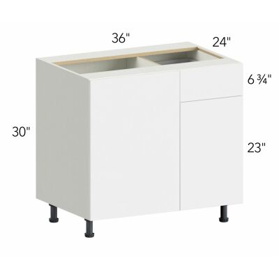Illume® Catalina Como Ash 2 36"W x 30"H x 24"D Blind Corner Cabinet (BLB42/45)