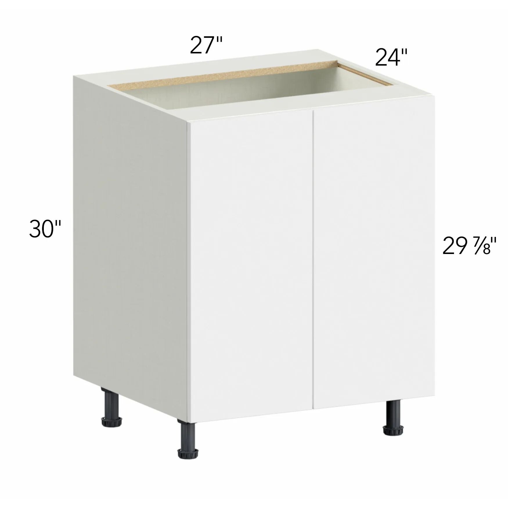 Illume® Catalina Como Ash 2 27"W x 30"H x 24"D Base Cabinet (B27FD)