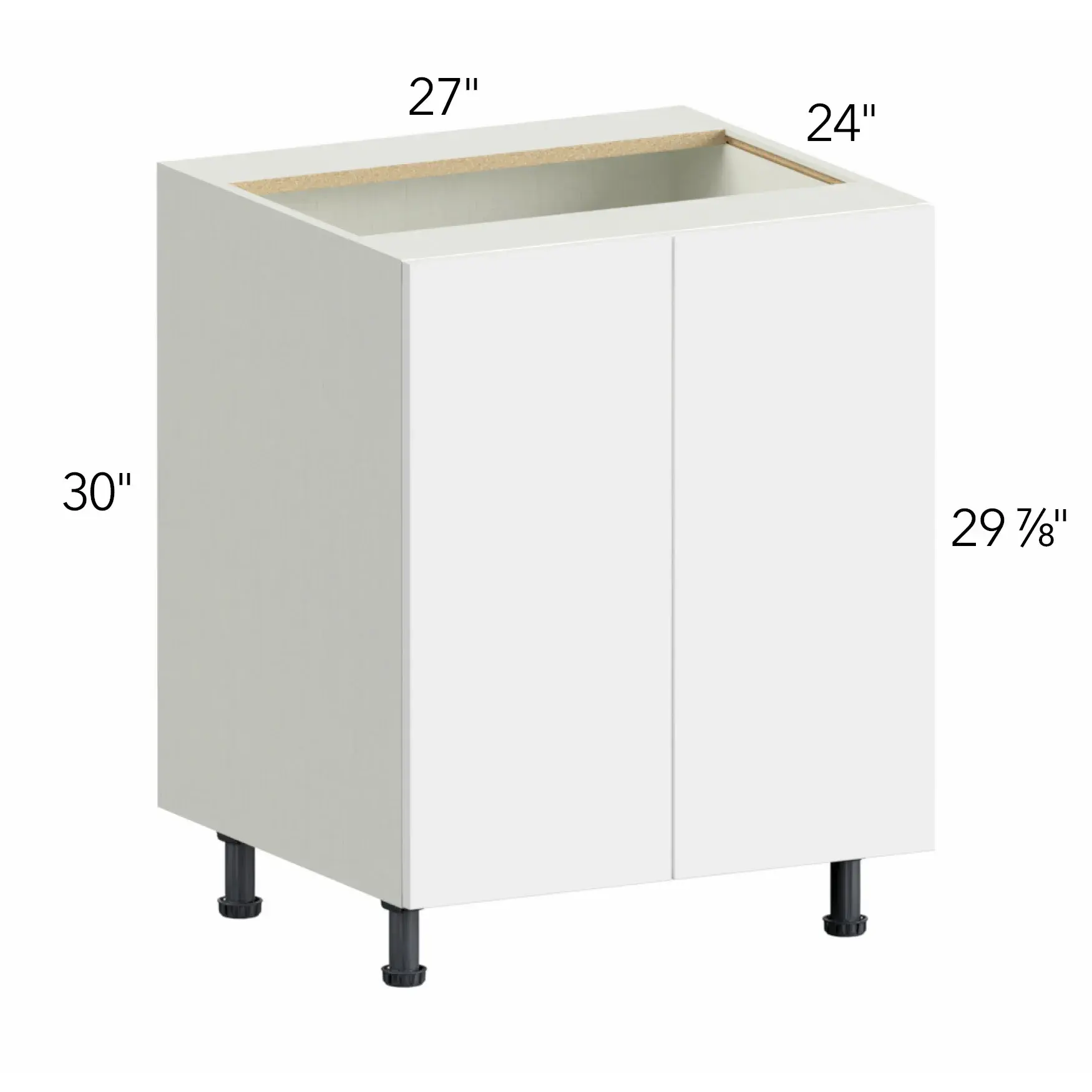 Illume® Catalina Como Ash 2 27"W x 30"H x 24"D Base Cabinet (B27FD)