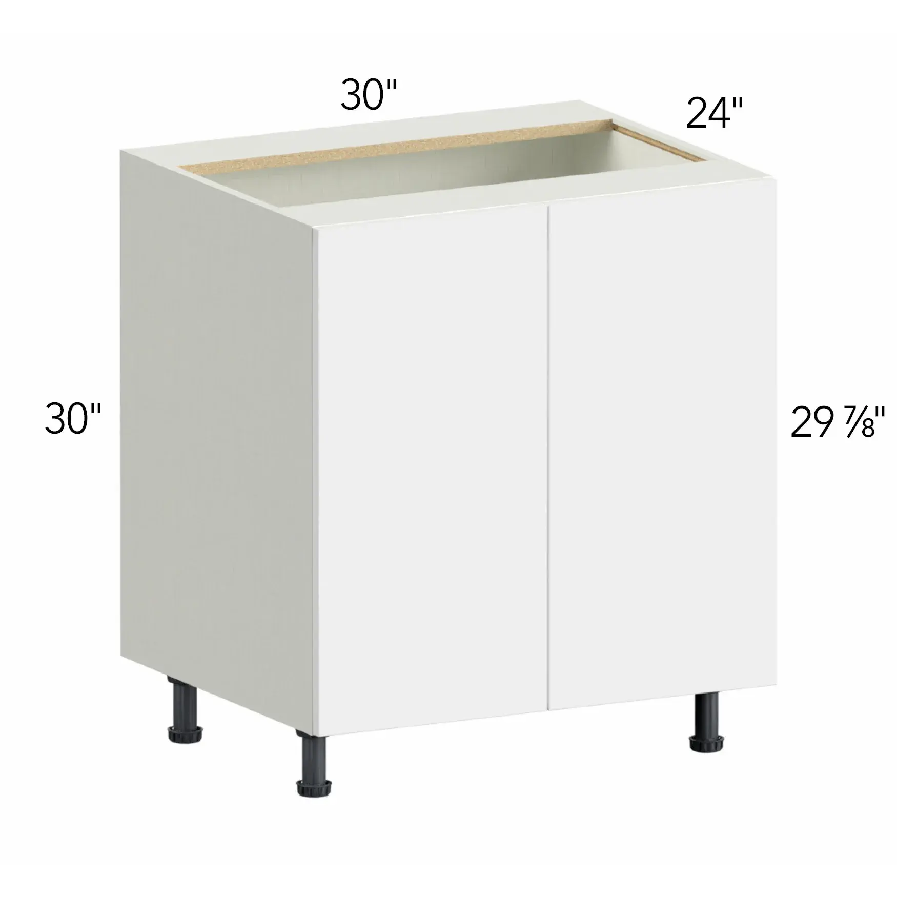 Ovela® Tuscany Como Ash 2 30"W x 34.5"H x 24"D Base Cabinet (B30FD)