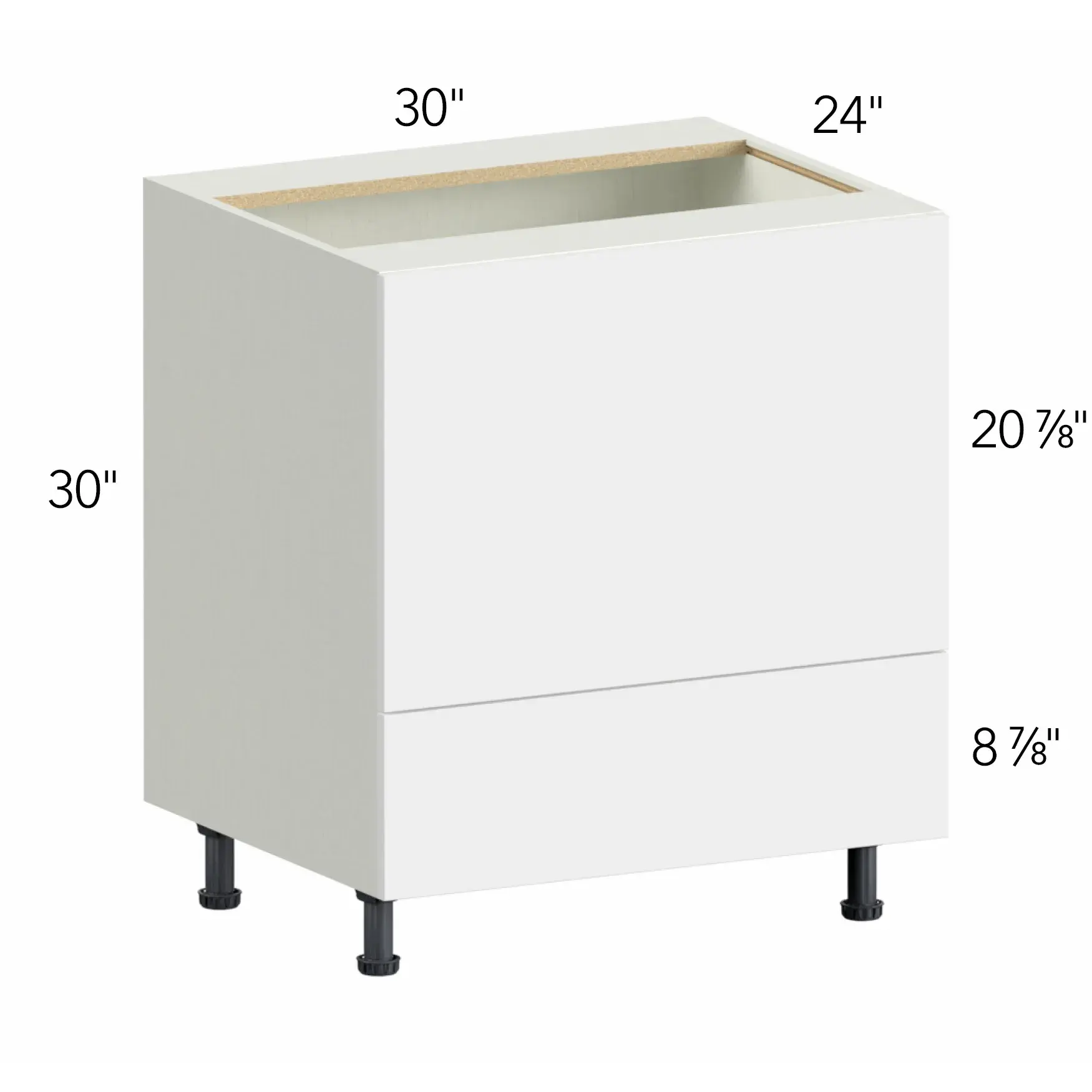 Ovela® Tuscany Basalto 30"W x 34.5"H x 24"D Microwave Base Cabinet (BMC30)