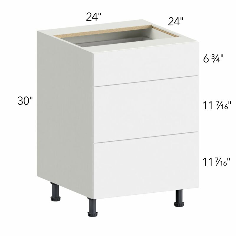 Illume® Tuscany Cashmere 24"W x 30"H x 24"D Drawer Base Cabinet (DB24-3)