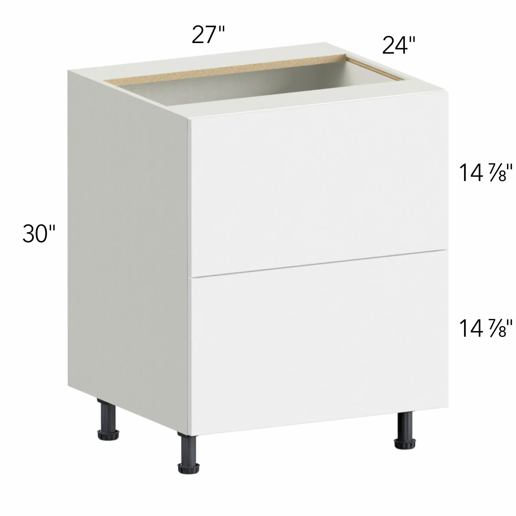 Ovela® Tuscany Nocce 3 27"W x 34.5"H x 24"D Drawer Base Cabinet (DB27-2)