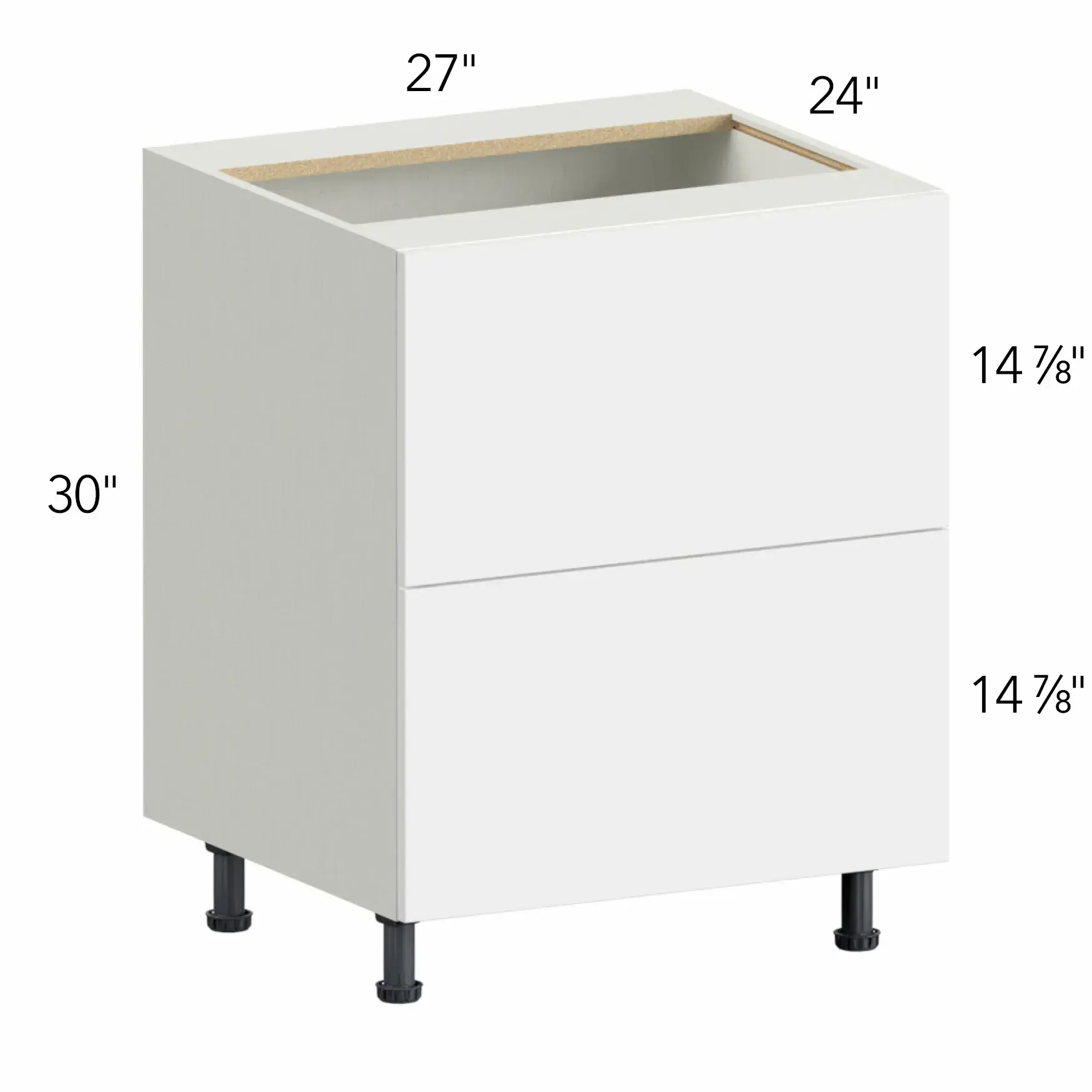 Ovela® Tuscany Nocce 3 27"W x 34.5"H x 24"D Drawer Base Cabinet (DB27-2)