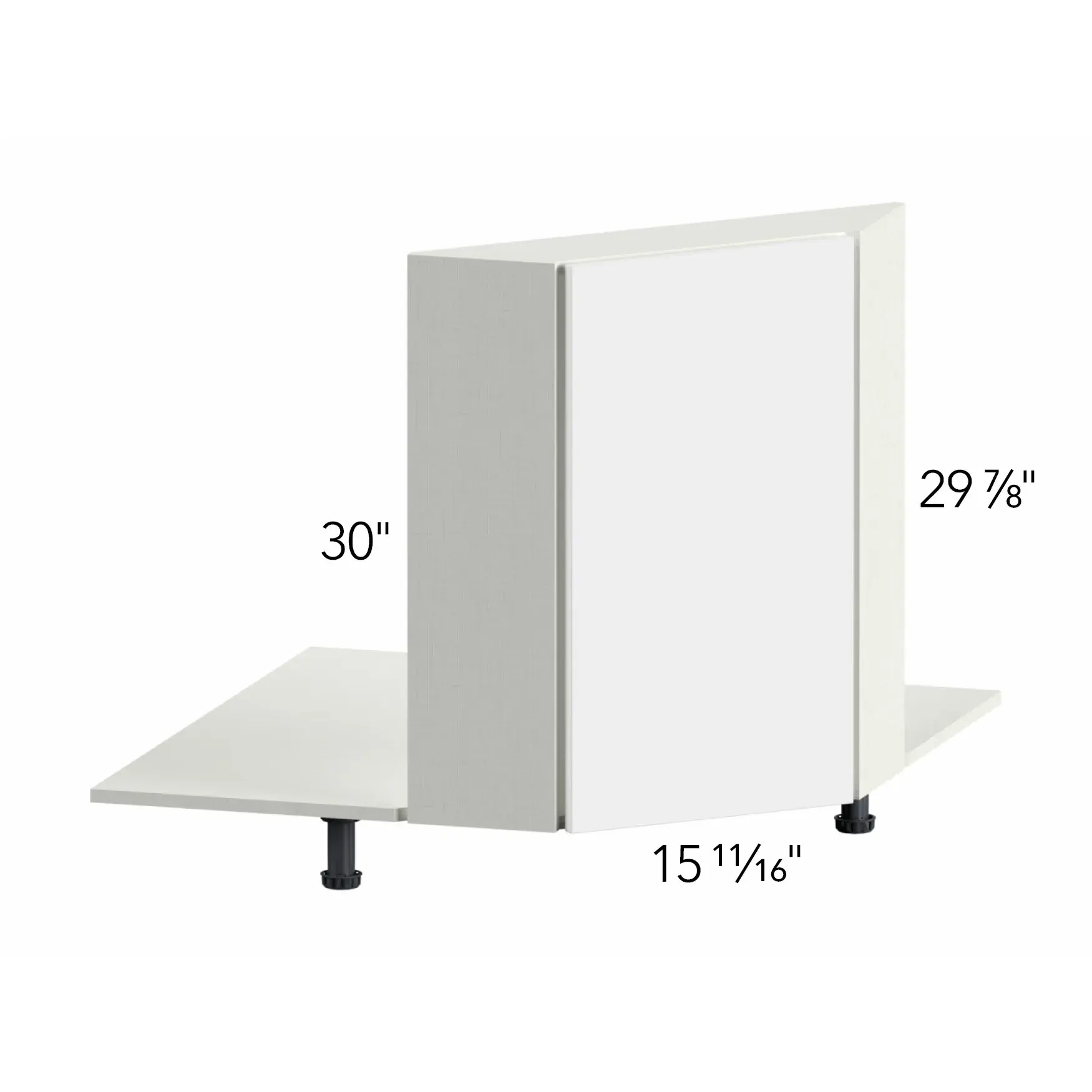 Ovela® Tuscany Nocce 1 28.5"W x 30"H x 5.5"D Desk Base Cabinet (DSF36FD)