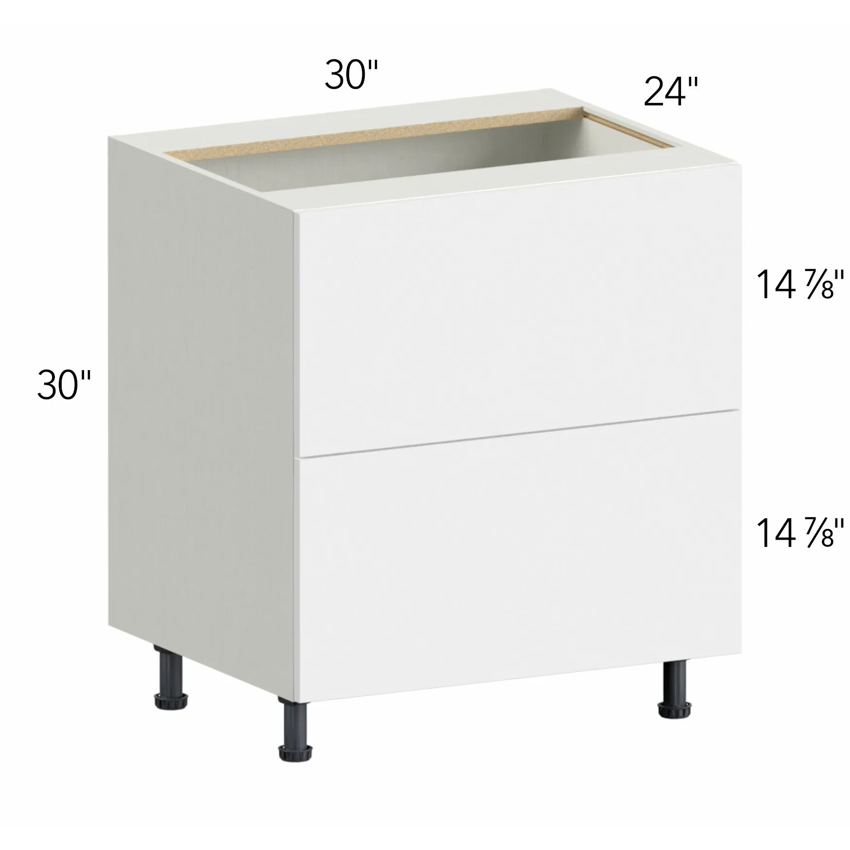 Ovela® Tuscany Nocce 3 30"W x 34.5"H x 24"D Drawer Base Cabinet (DB30-2)