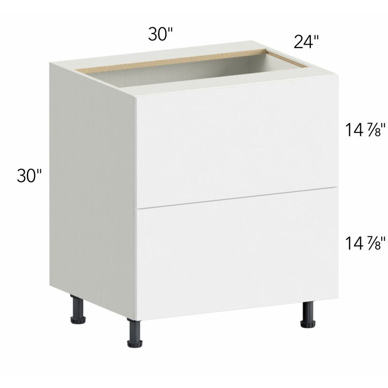 Illume® Tuscany Rosales 2 30"W x 30"H x 24"D Drawer Base Cabinet (DB30-2)