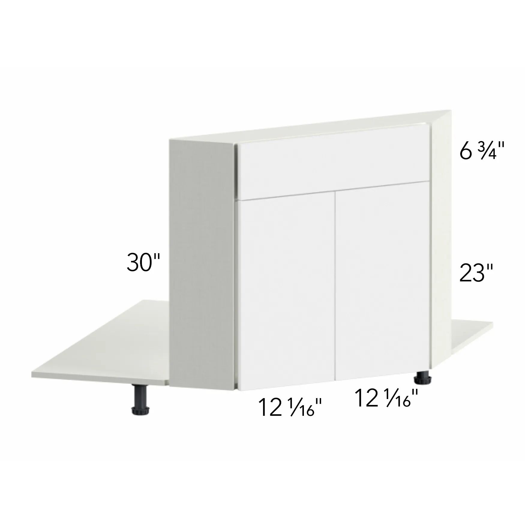 Ovela® Tuscany Nocce 3 37"W x 30"H x 5.5"D Desk Base Cabinet (DSF42)