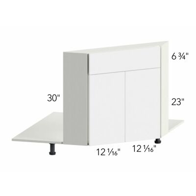 Illume® Tuscany Como Ash 2 37"W x 30"H x 5.5"D Desk Base Cabinet (DSF42)