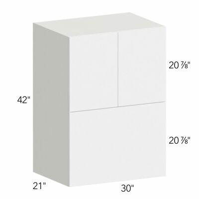 Illume® Tuscany Como Ash 2 30"W x 42"H x 21"D Microwave Wall Cabinet (MC304221)