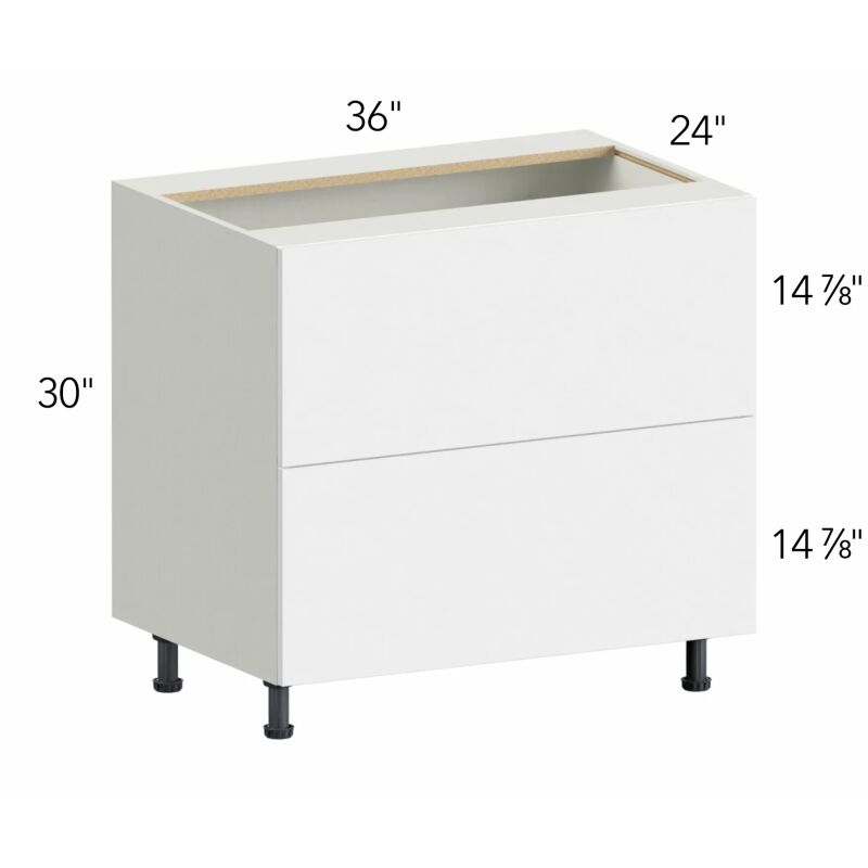 Illume® Tuscany Azul Marino 36"W x 30"H x 24"D Drawer Base Cabinet (DB36-2)