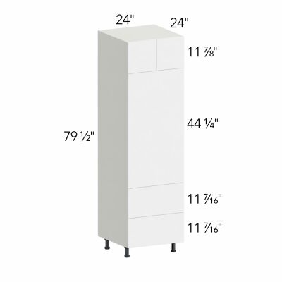 Ovela® Tuscany Ida 2 24"W x 79.5"H x 24"D Oven Cabinet (OC2484C)