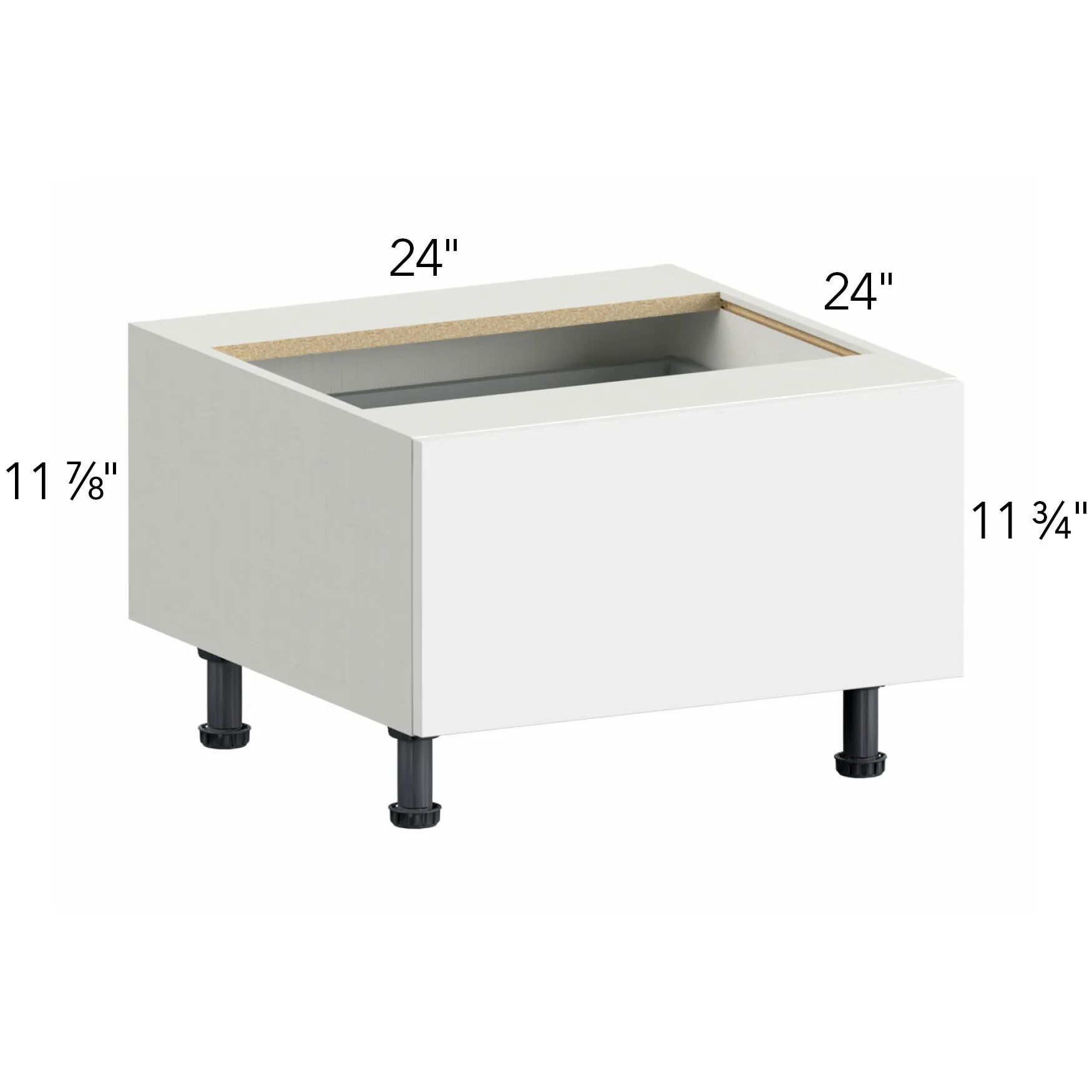 Illume® Catalina Silk Flow 24"W x 16.5"H x 24"D Drawer Base Cabinet (DBS24)
