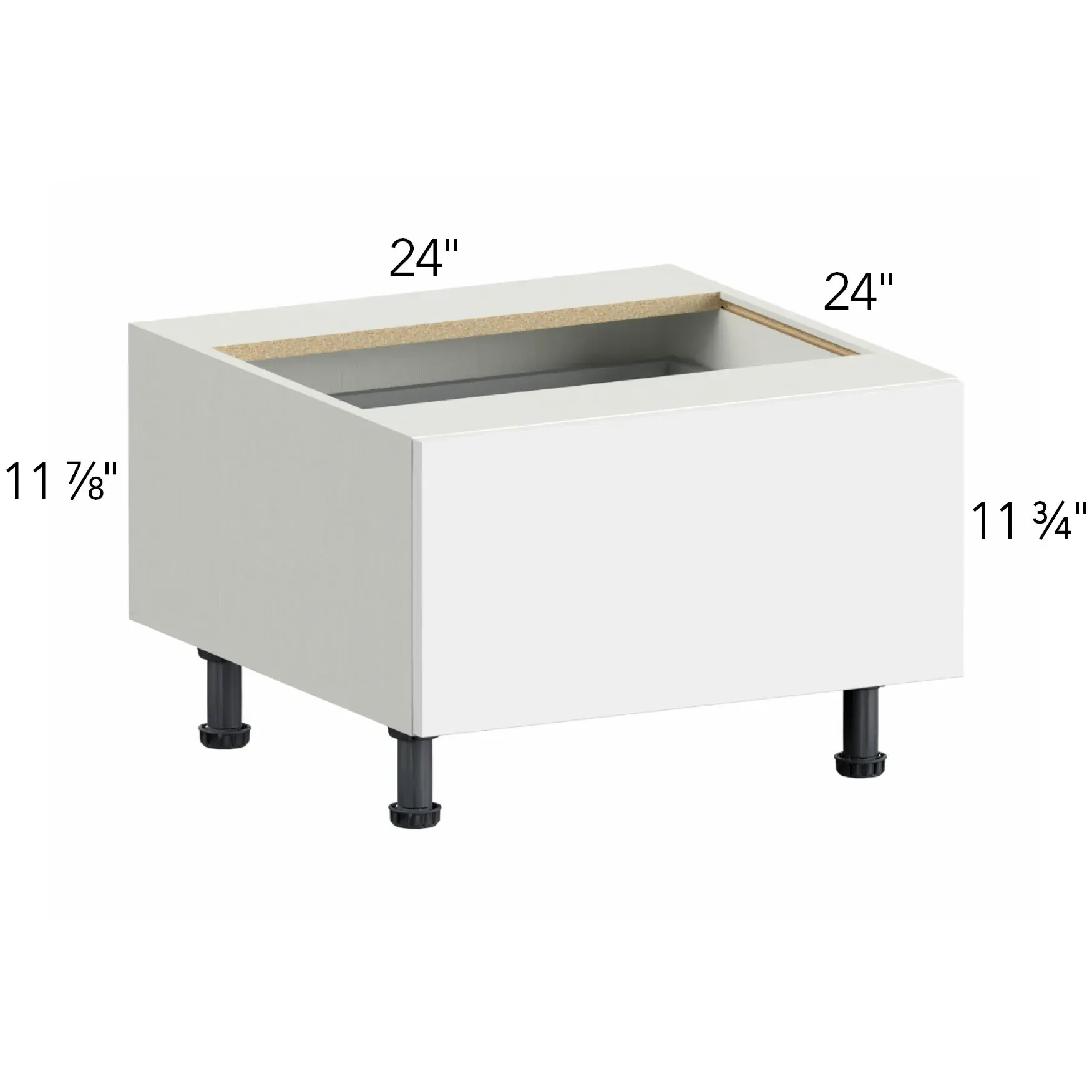 Illume® Catalina Silk Flow 24"W x 16.5"H x 24"D Drawer Base Cabinet (DBS24)