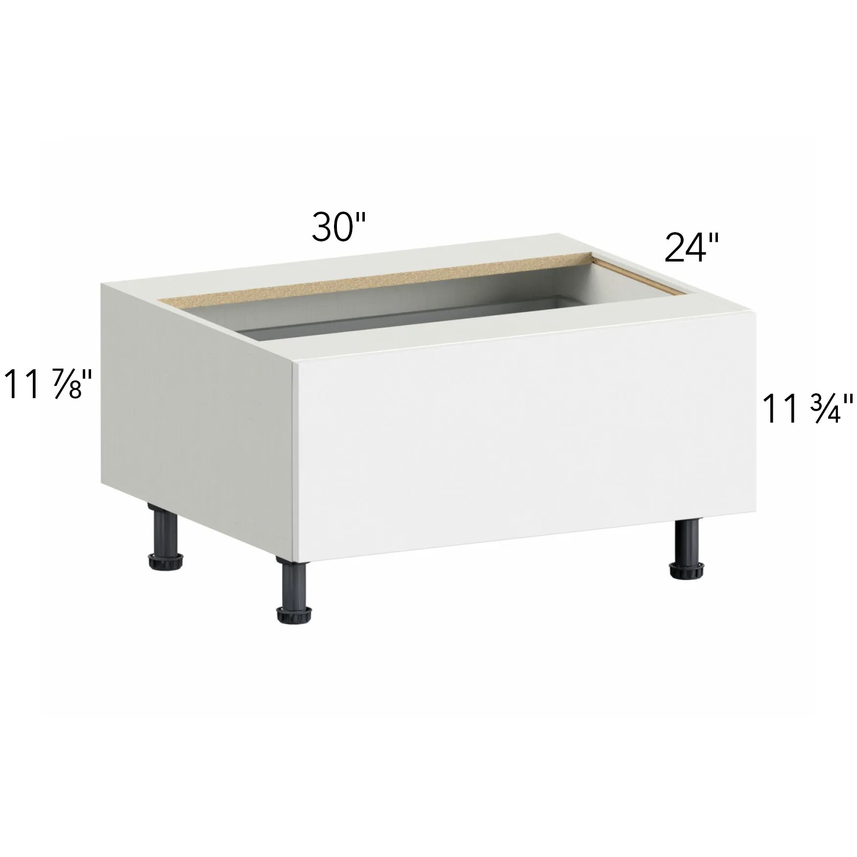 Illume® Tuscany Como Ash 1 30"W x 16.5"H x 24"D Drawer Base Cabinet (DBS30)