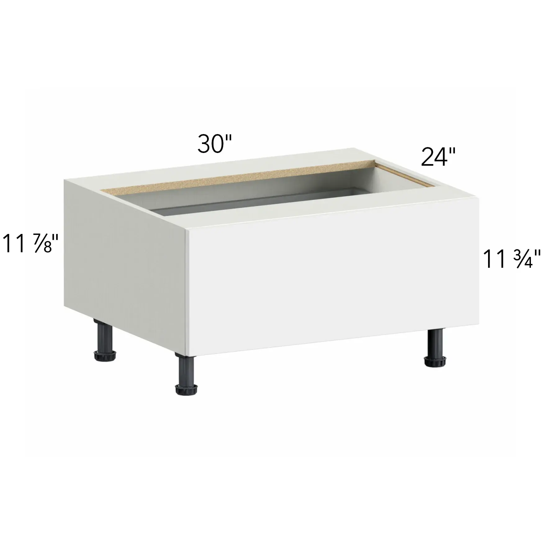 Illume® Tuscany Como Ash 1 30"W x 16.5"H x 24"D Drawer Base Cabinet (DBS30)