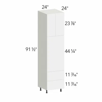 Ovela® Tuscany Blanco 24"W x 91.5"H x 24"D Oven Cabinet (OC2496C)