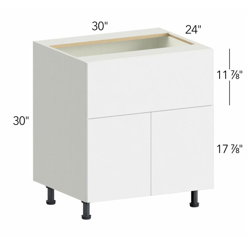 Ovela® Catalina Carbone Matte 30"W x 34.5"H x 24"D Specialty Base Cabinet (FS30)