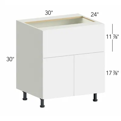 Ovela® Catalina Carbone Matte 30"W x 34.5"H x 24"D Specialty Base Cabinet (FS30)