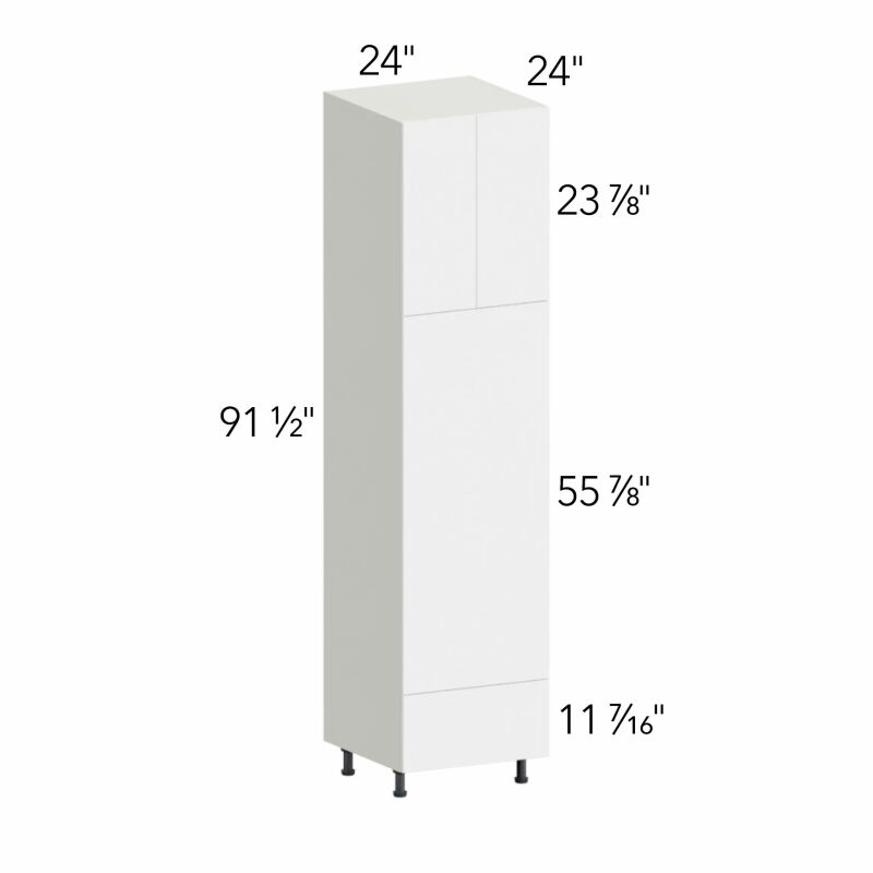 Illume® Tuscany Olmo 3 24"W x 91.5"H x 24"D Oven Cabinet (OC2496D)
