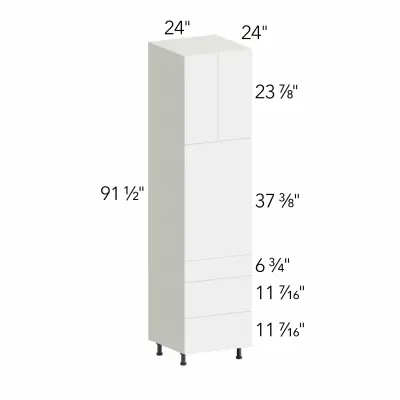 Illume® Catalina Muratti 1 24"W x 91.5"H x 24"D Oven Cabinet (OC2496S-3)