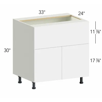 Ovela® Tuscany Azul Marino 33"W x 34.5"H x 24"D Specialty Base Cabinet (FS33)
