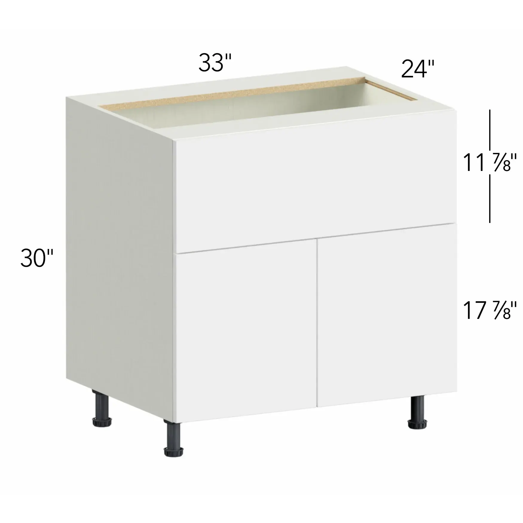 Ovela® Tuscany Nocce 3 33"W x 34.5"H x 24"D Specialty Base Cabinet (FS33)