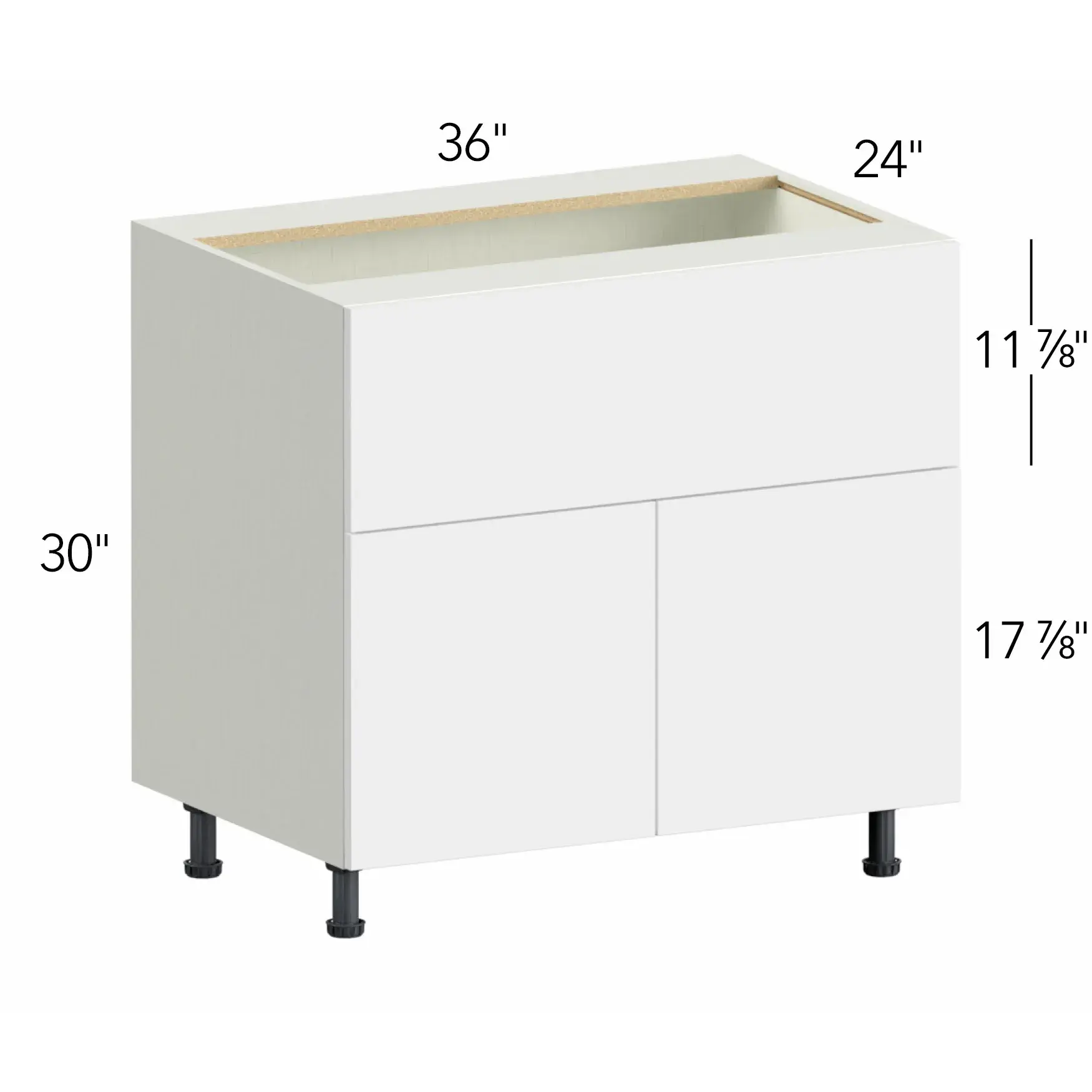 Ovela® Tuscany Nocce 3 36"W x 34.5"H x 24"D Specialty Base Cabinet (FS36)