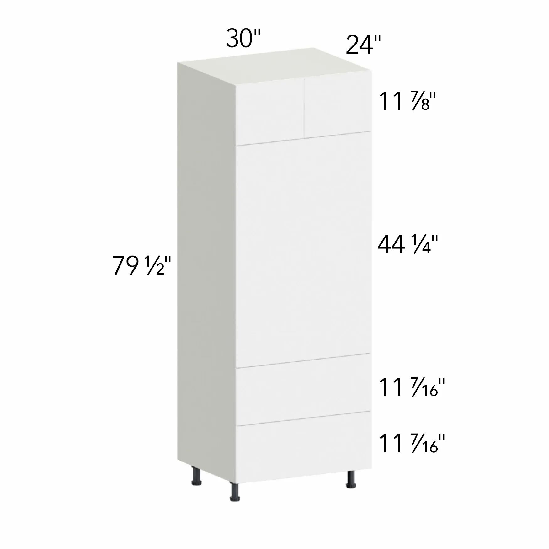 Illume® Tuscany Ida 1 30"W x 79.5"H x 24"D Oven Cabinet (OC3084C)