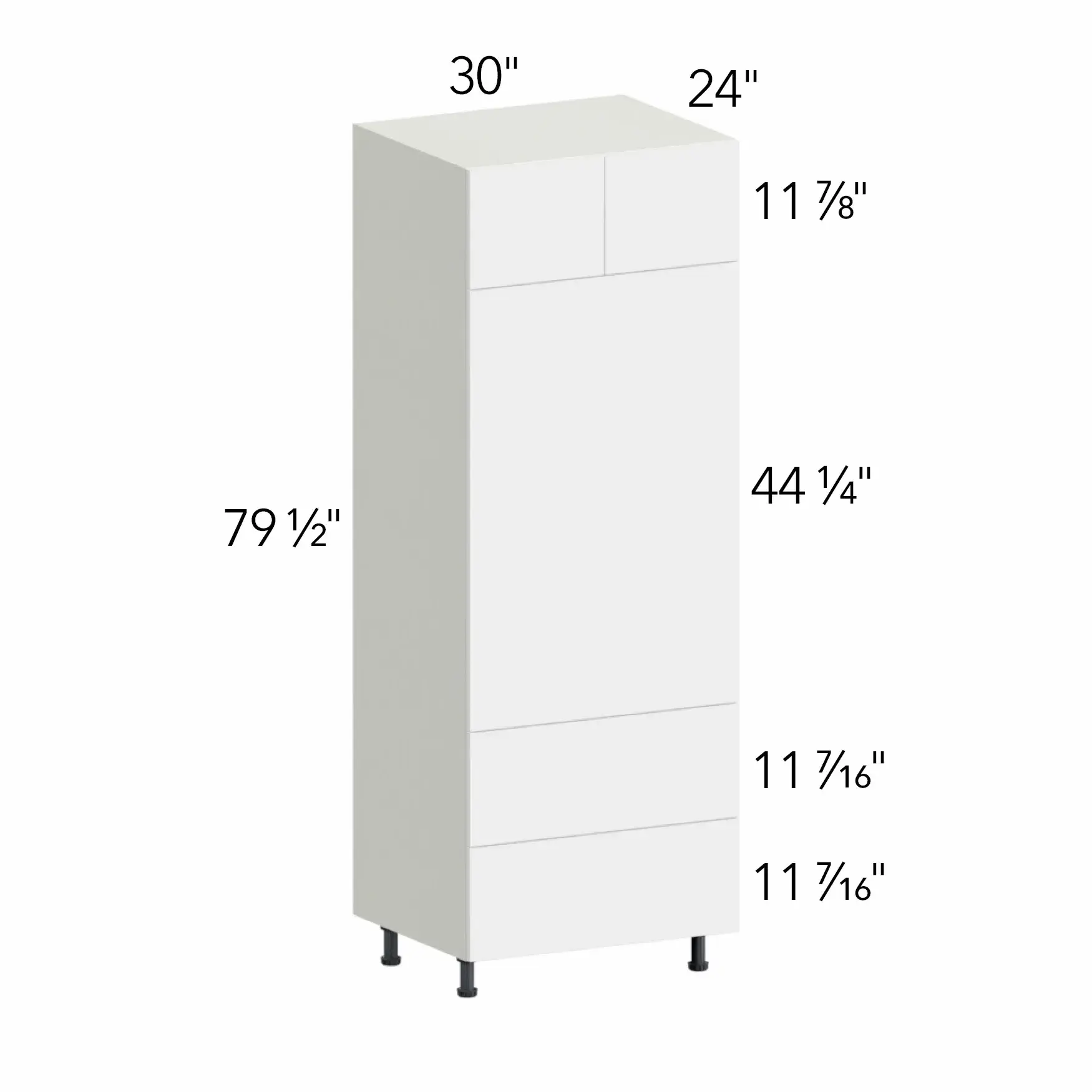 Illume® Tuscany Ida 1 30"W x 79.5"H x 24"D Oven Cabinet (OC3084C)