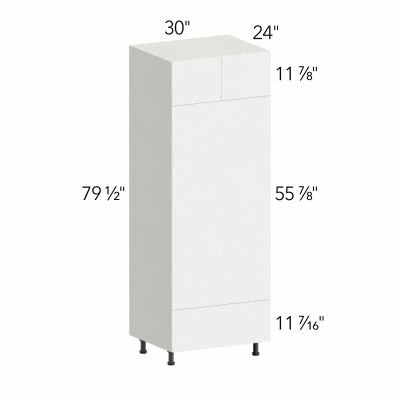 Ovela® Tuscany Antracita 30"W x 79.5"H x 24"D Oven Cabinet (OC3084D)
