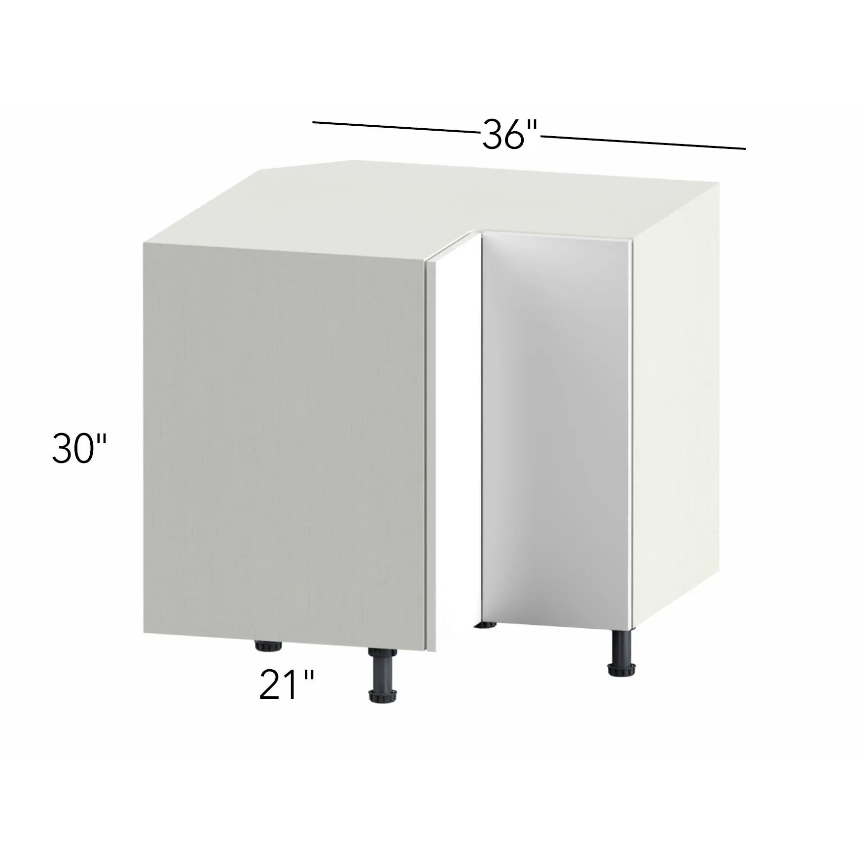 Ovela® Tuscany Nocce 1 33"W x 30"H x 33"D Lazy Susan Corner Base (LSB36)