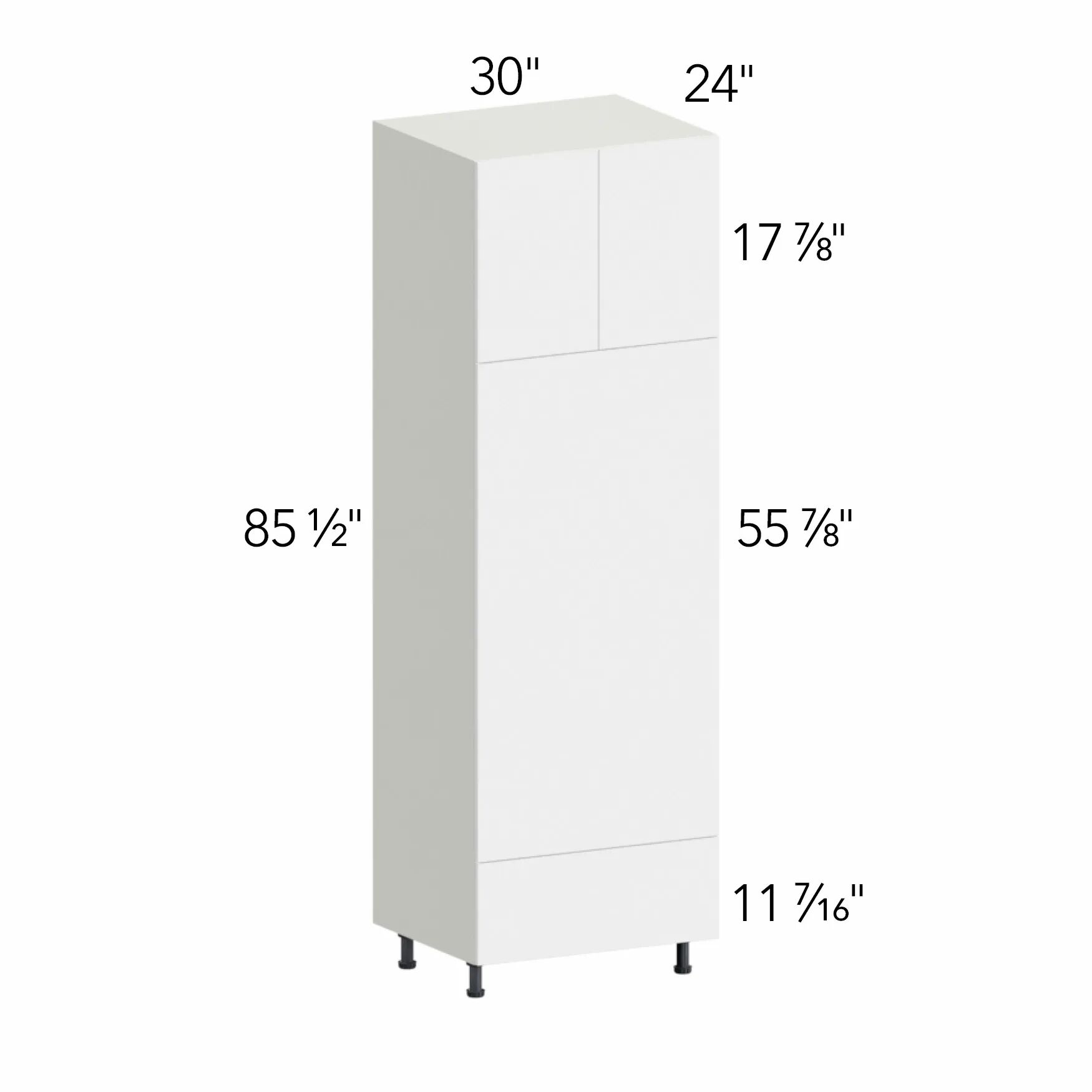 Ovela® Tuscany Nocce 3 30"W x 85.5"H x 24"D Oven Cabinet (OC3090D)
