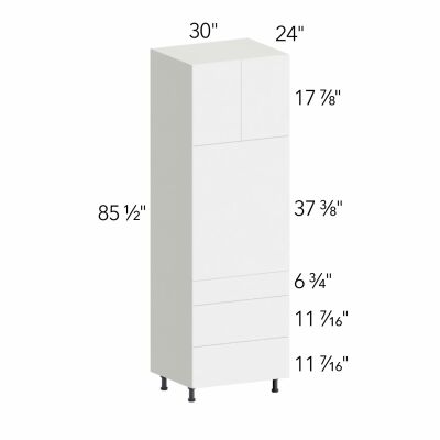 Illume® Tuscany Ida 1 30"W x 85.5"H x 24"D Oven Cabinet (OC3090S-3)
