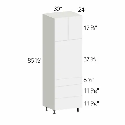 Illume® Tuscany Rosales 1 30"W x 85.5"H x 24"D Oven Cabinet (OC3090S-3)