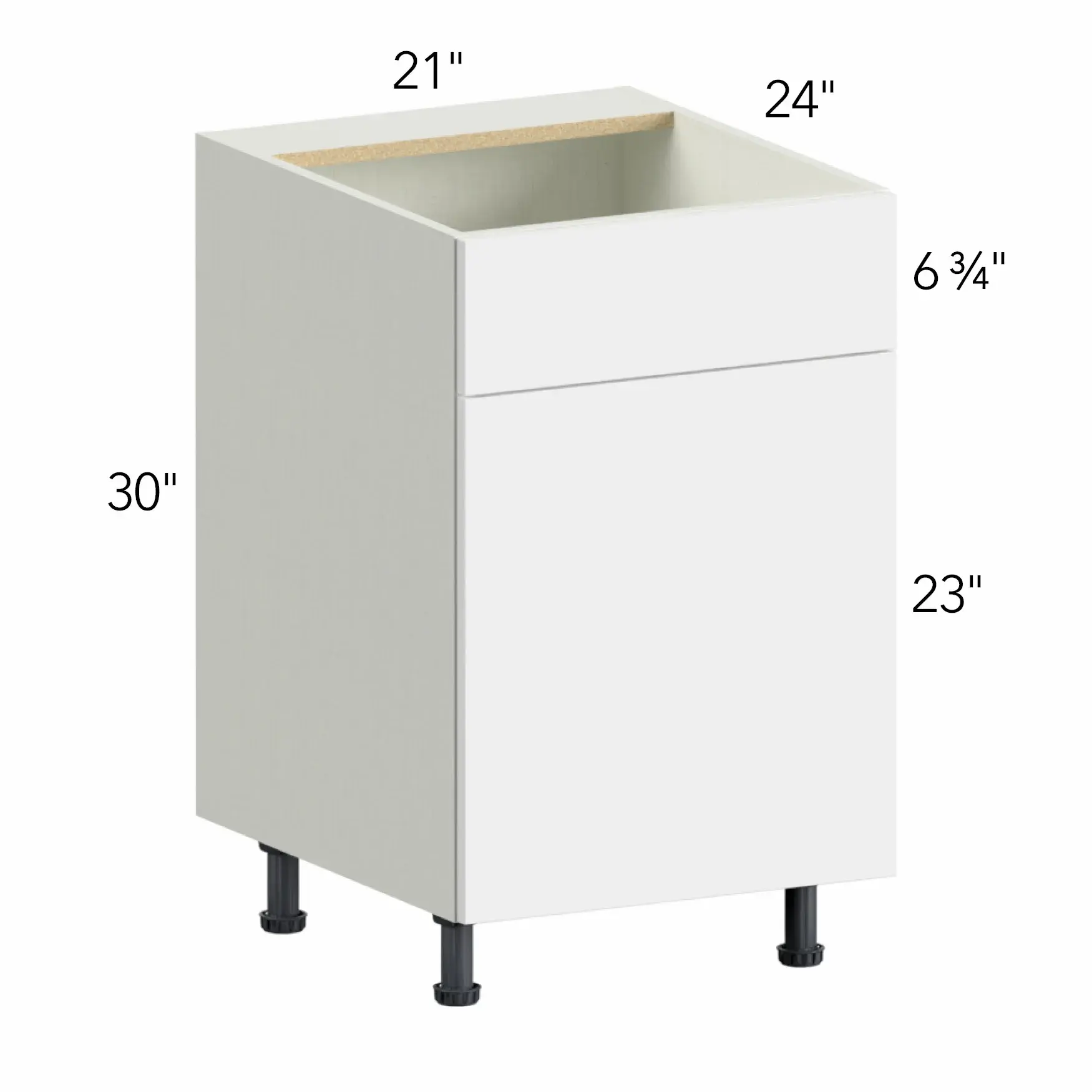 Ovela® Tuscany Olmo 3 21"W x 34.5"H x 24"D Sink Base Cabinet (SB21)