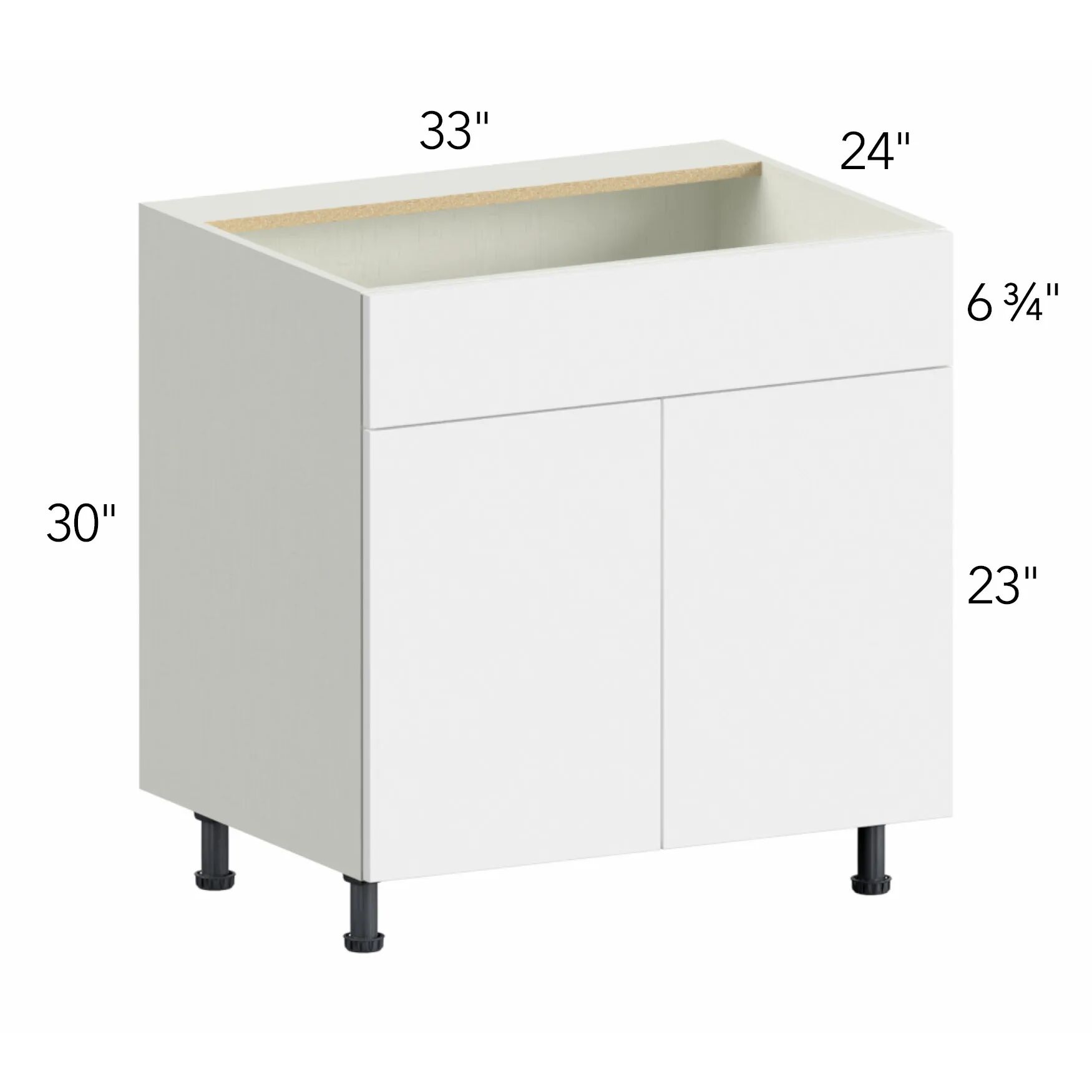 Ovela® Tuscany Nocce 3 33"W x 34.5"H x 24"D Sink Base Cabinet (SB33)