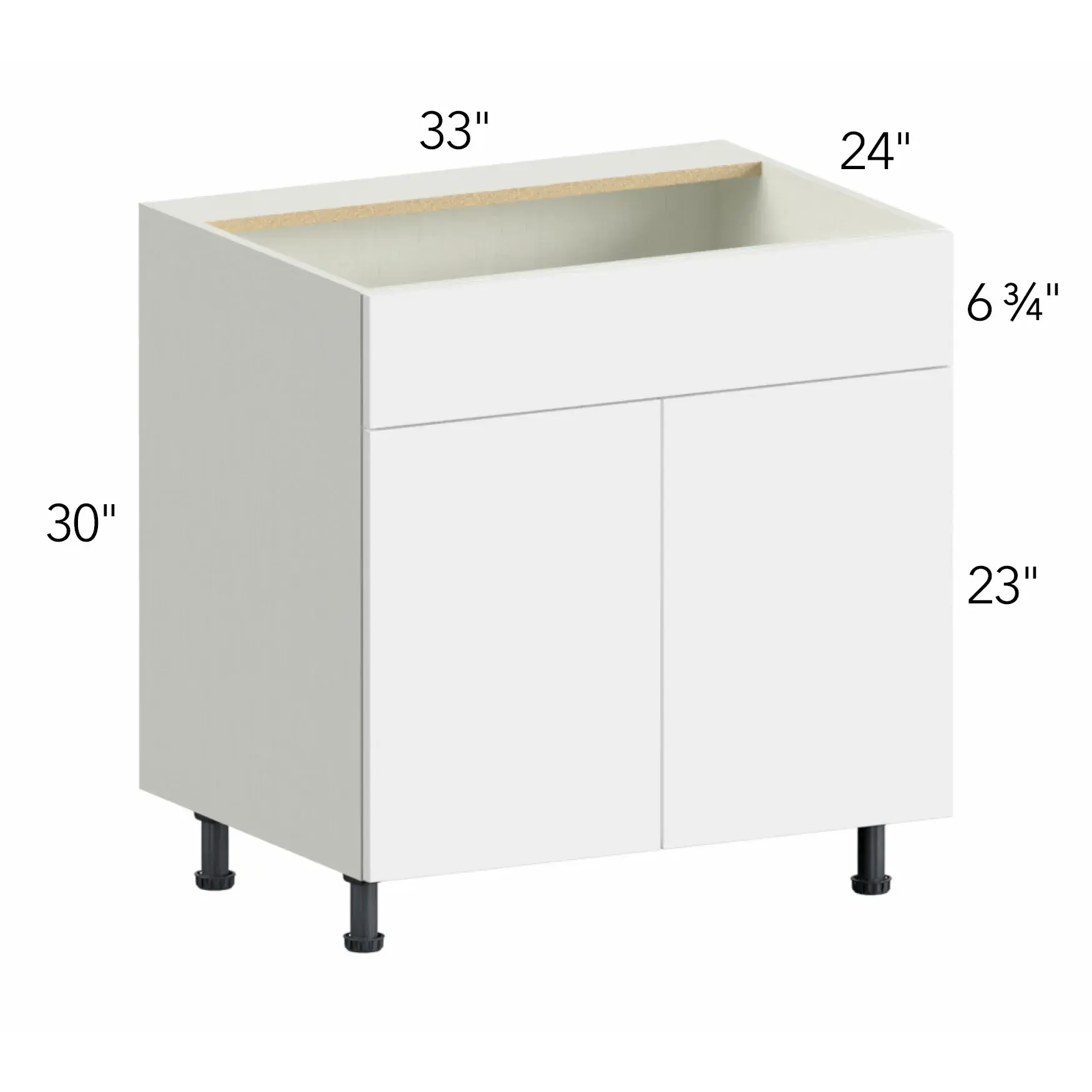 Ovela® Tuscany Nocce 3 33"W x 34.5"H x 24"D Sink Base Cabinet (SB33)