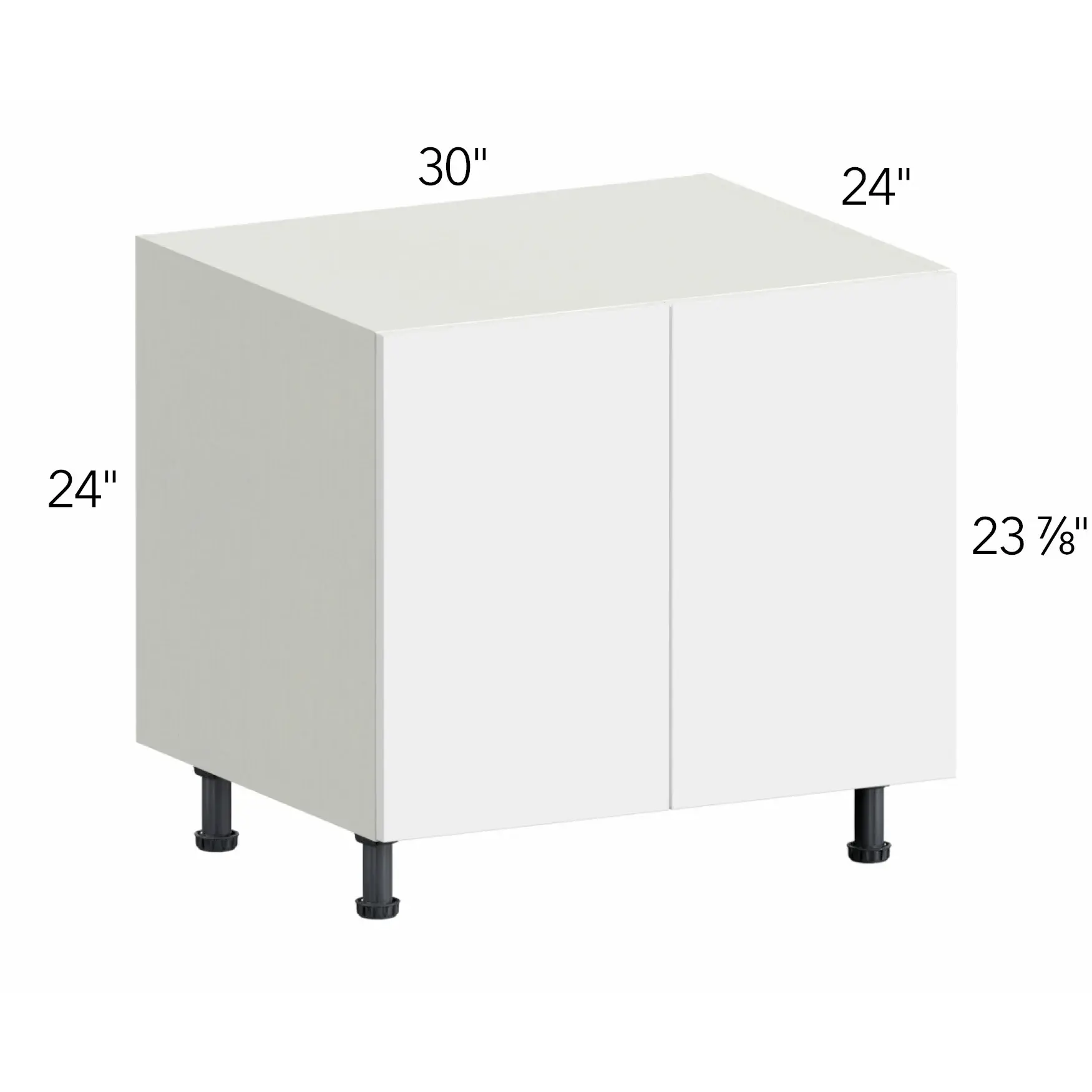 Illume® Catalina Carbone Matte 30"W x 24"H x 24"D Base Cabinet (RTB30)