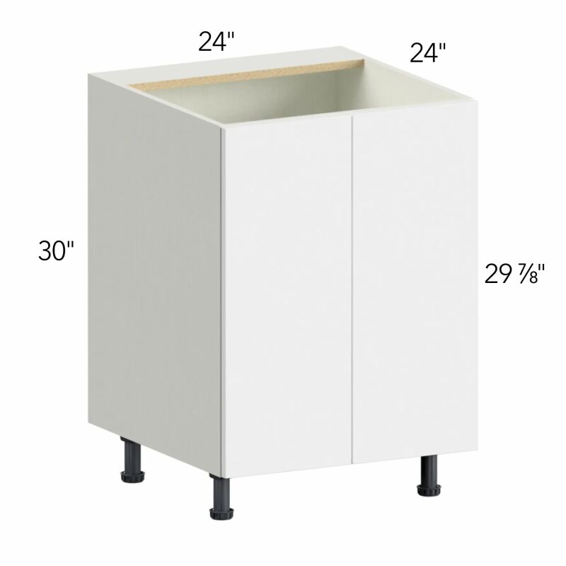 Illume® Catalina Bianco Matte 24"W x 30"H x 24"D Sink Base Cabinet (SB24FD)