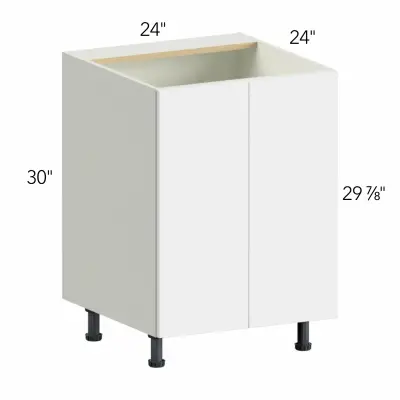 Illume® Catalina Bianco Matte 24"W x 30"H x 24"D Sink Base Cabinet (SB24FD)