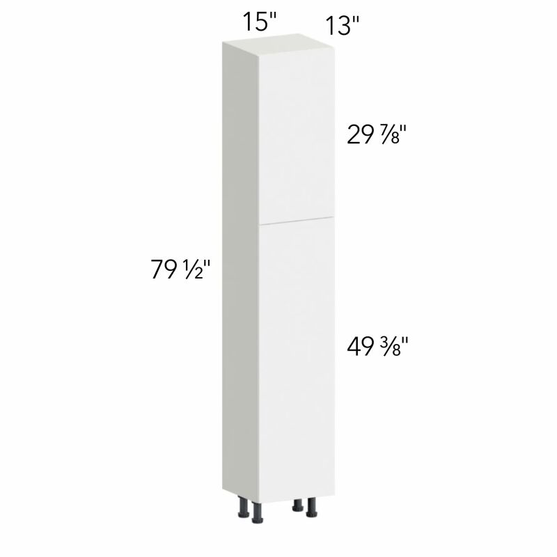 Illume® Catalina Natural Elm 15"W x 79.5"H x 13"D Tall Pantry Cabinet (TP151384)