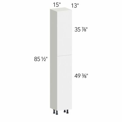 Illume® Tuscany Blanco 15"W x 85.5"H x 13"D Tall Pantry Cabinet (TP151390)