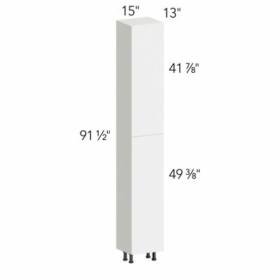 Illume® Tuscany Blanco 15"W x 91.5"H x 13"D Tall Pantry Cabinet (TP151396)