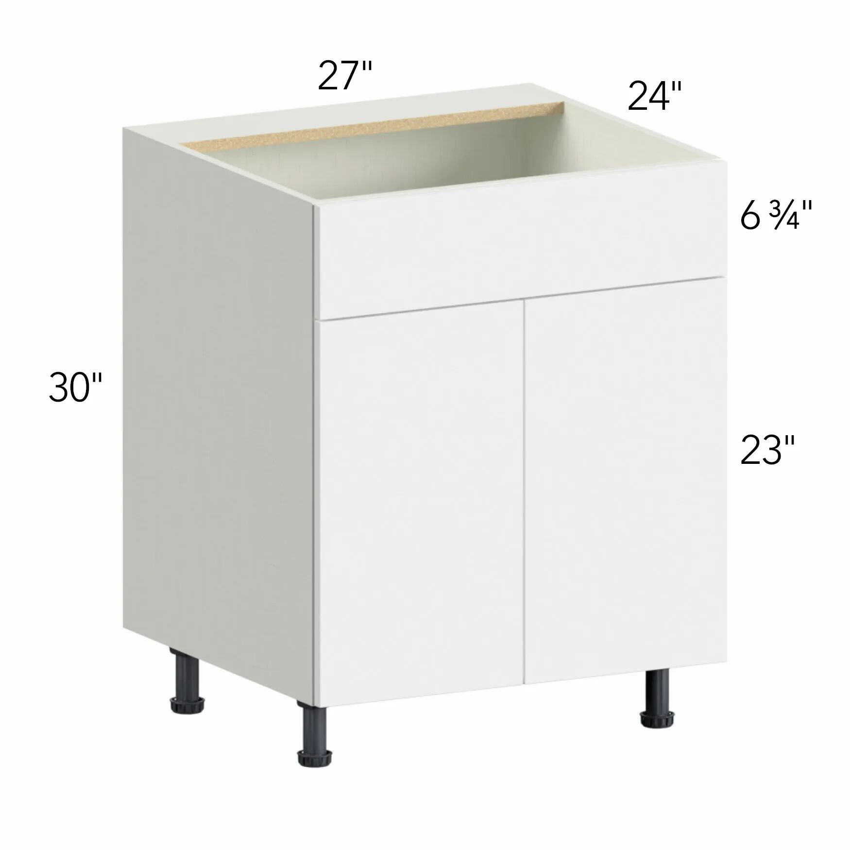 Ovela® Tuscany Ida 2 27"W x 34.5"H x 24"D Sink Base Cabinet (SB27)