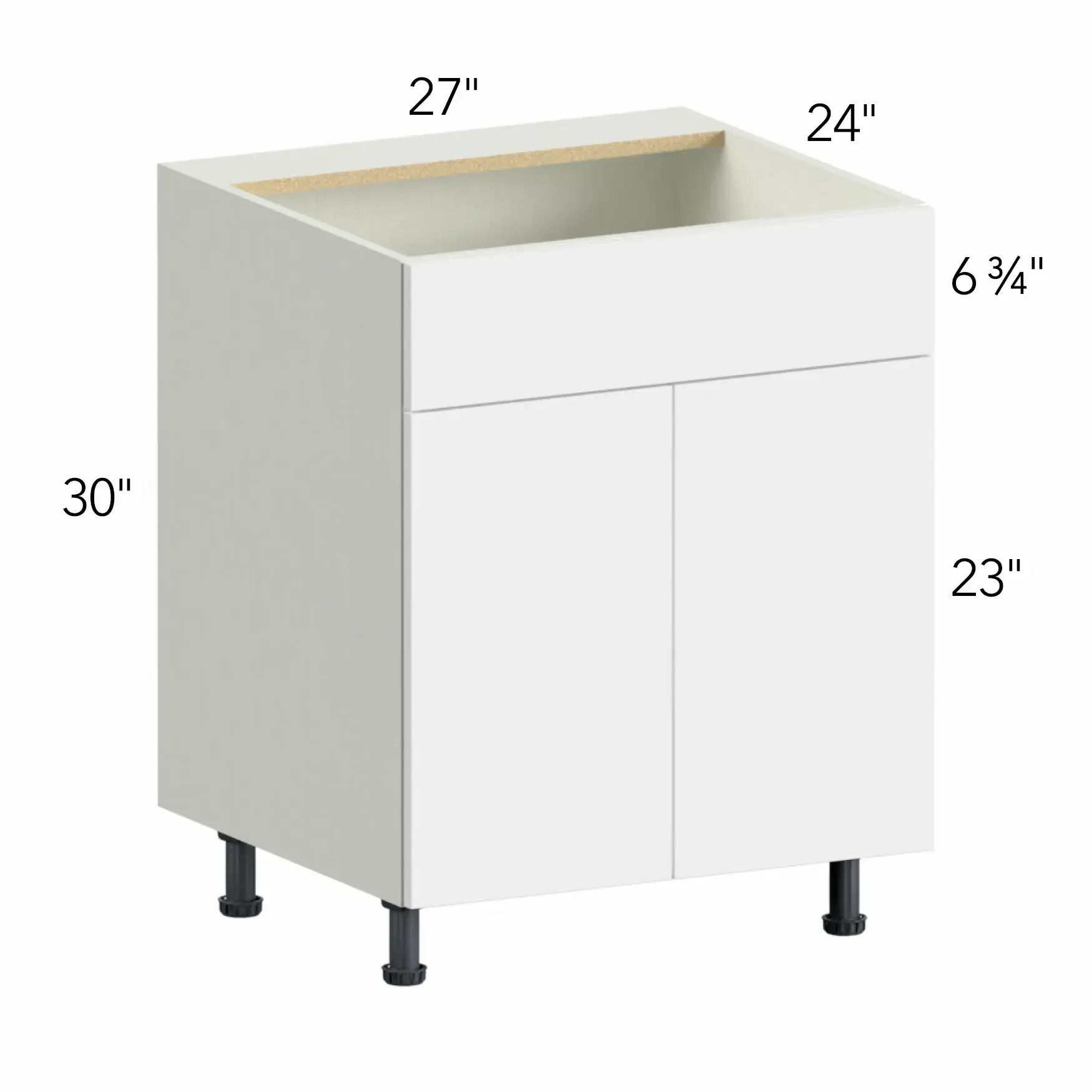 Ovela® Tuscany Ida 2 27"W x 34.5"H x 24"D Sink Base Cabinet (SB27)