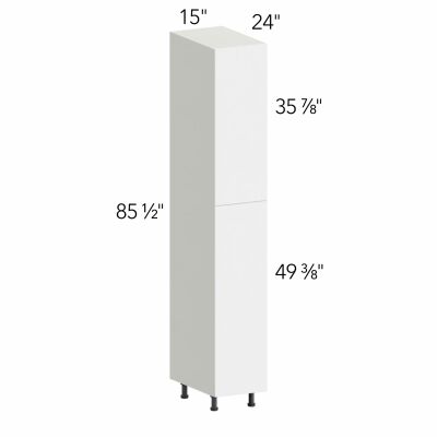Ovela® Tuscany Como Ash 2 15"W x 85.5"H x 24"D Tall Pantry Cabinet (TP152490)