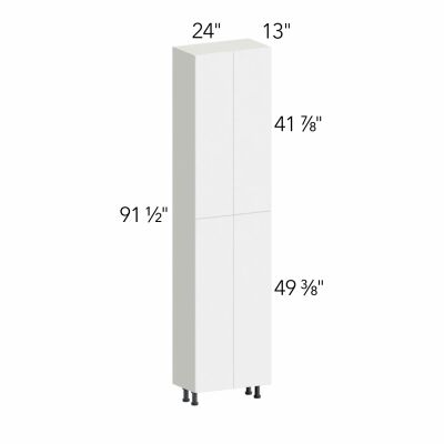 Ovela® Tuscany Rosales 2 24"W x 91.5"H x 13"D Tall Pantry Cabinet (TP241396)