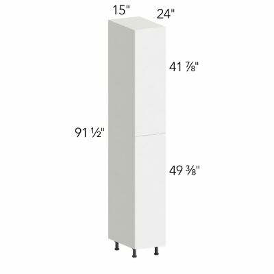 Ovela® Tuscany Como Ash 2 15"W x 91.5"H x 24"D Tall Pantry Cabinet (TP152496)