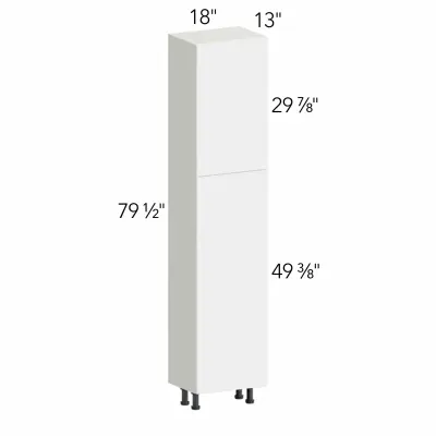 Illume® Tuscany Woodline 1 18"W x 79.5"H x 13"D Tall Pantry Cabinet (TP181384)